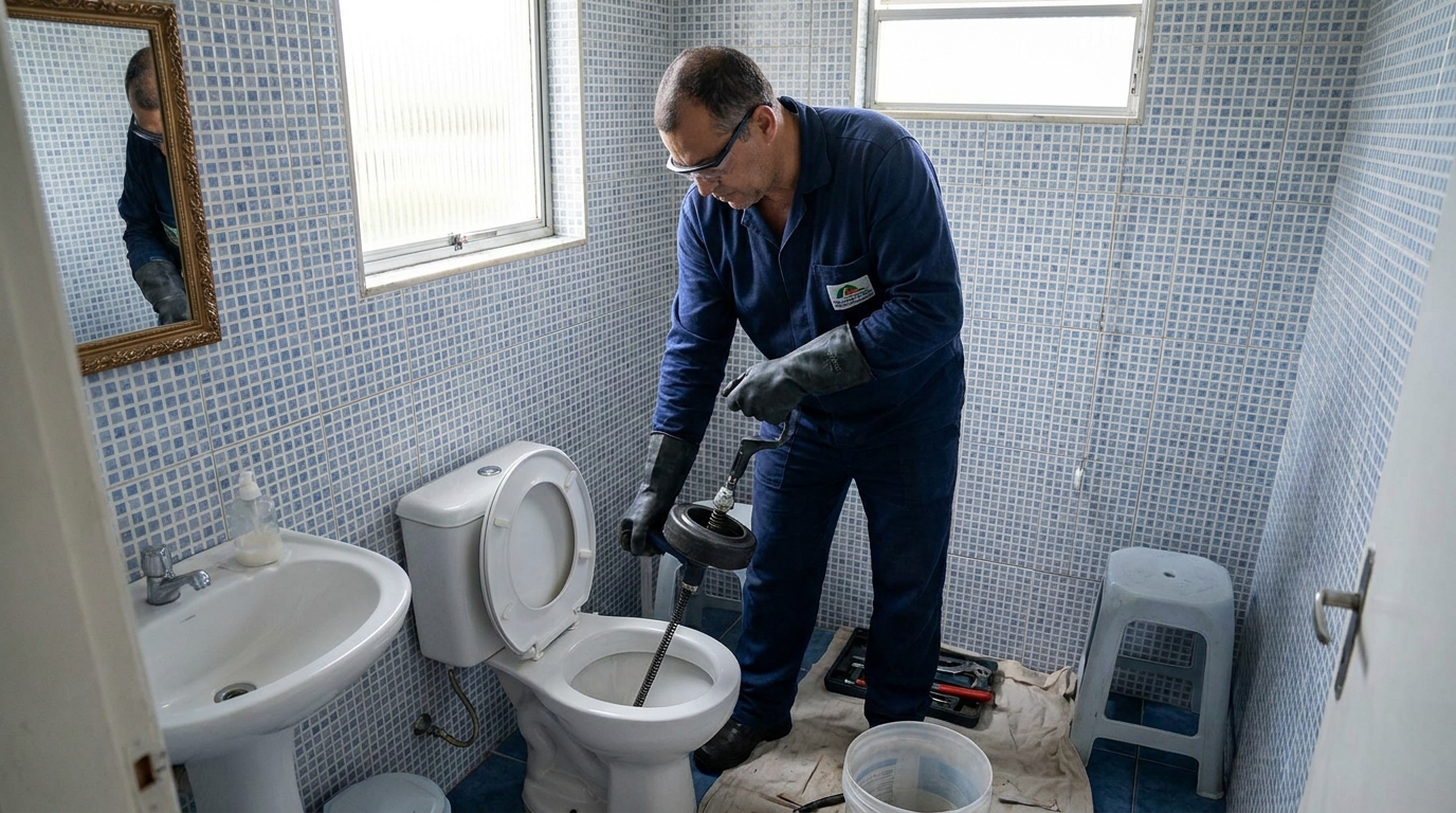 Desentupimento de vaso profissional em Caxias do Sul‑RS