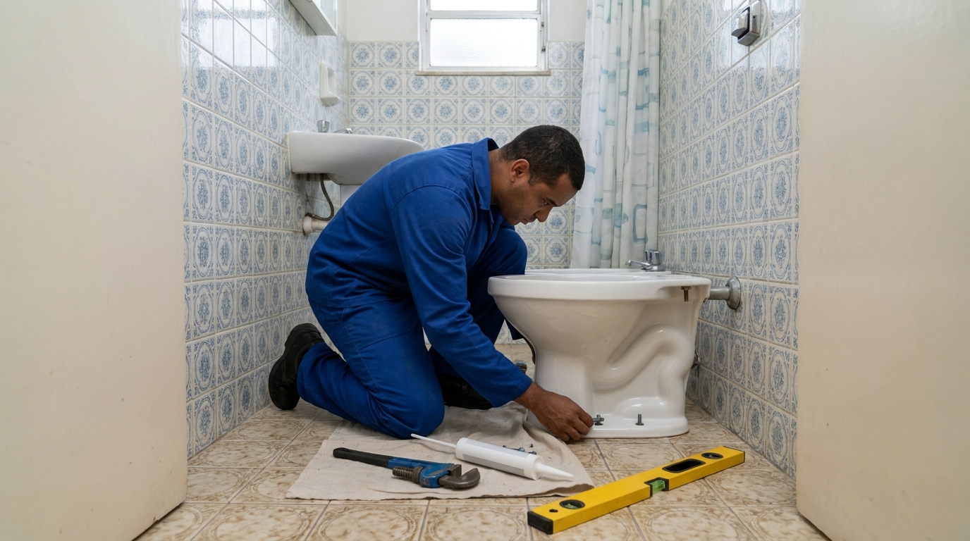 Instalação de vaso sanitário residencial em Caxias do Sul‑RS