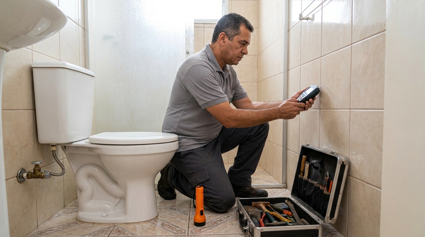 Técnico de caça vazamento com detector em Caxias do Sul‑RS